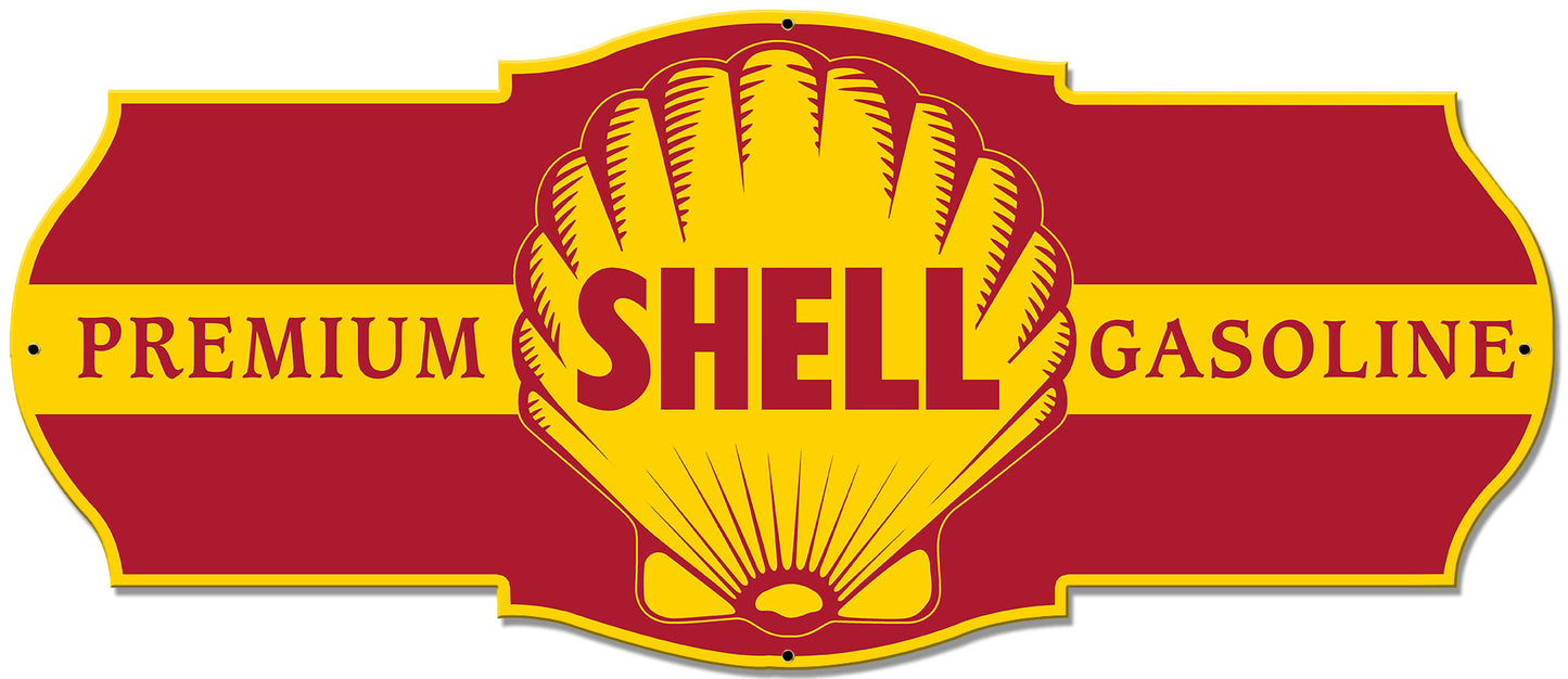 Premium Shell Gasoline, Featured Artists/Shell, Plasma, 27 X 11 Inches