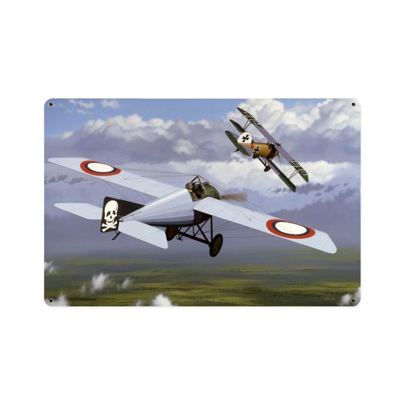 Air Pirate, Aviation, Vintage Metal Sign, 18 X 12 Inches