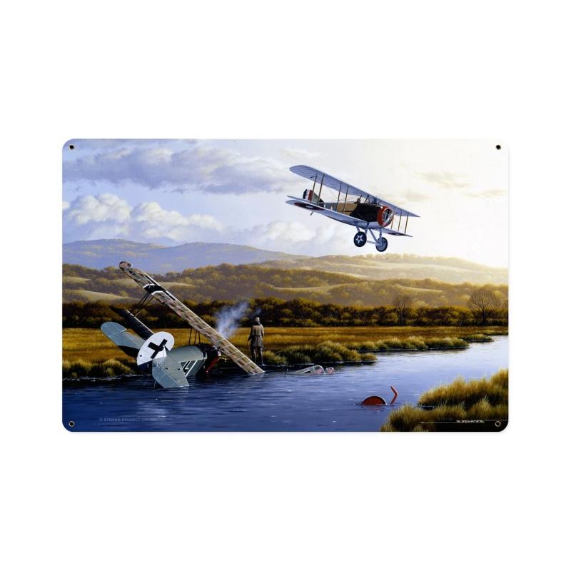 Gotcha, Aviation, Vintage Metal Sign, 18 X 12 Inches