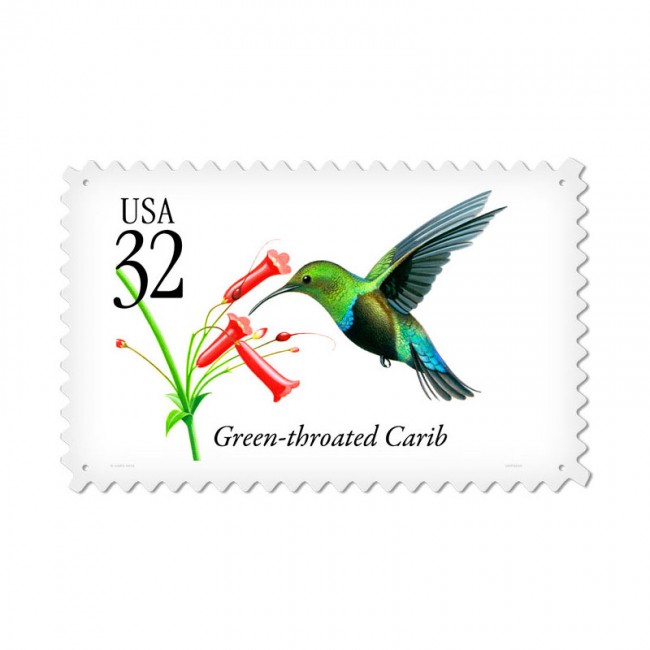 Hummingbird, Home and Garden, Custom Metal Shape, 24 X 15 Inches