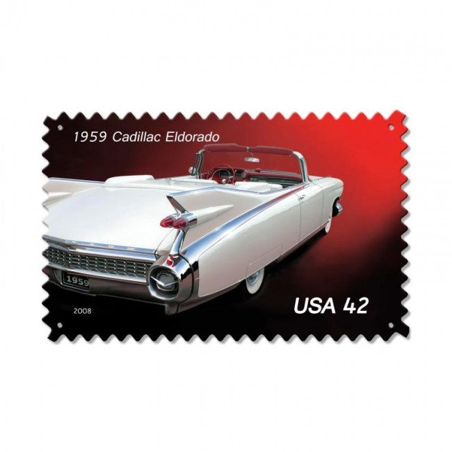 1959 Cadillac, Automotive, Vintage Metal Sign, 16 X 24 Inches