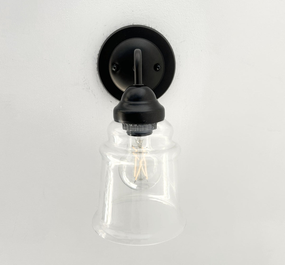 Sign Sconce Clear Tiered Bell Wall Sconce – Metal Sign Barn