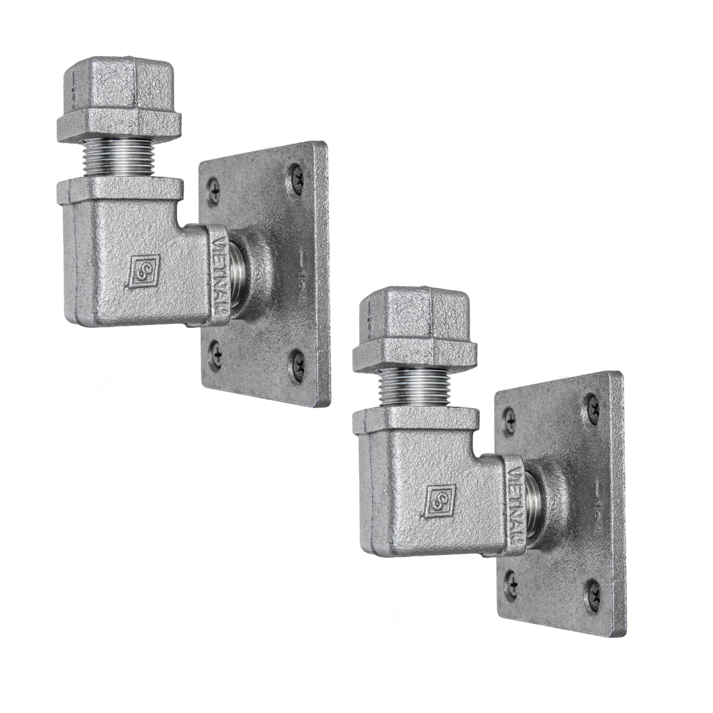 90 Degree Square Elbow Wall Hook Kit (2 Pack)