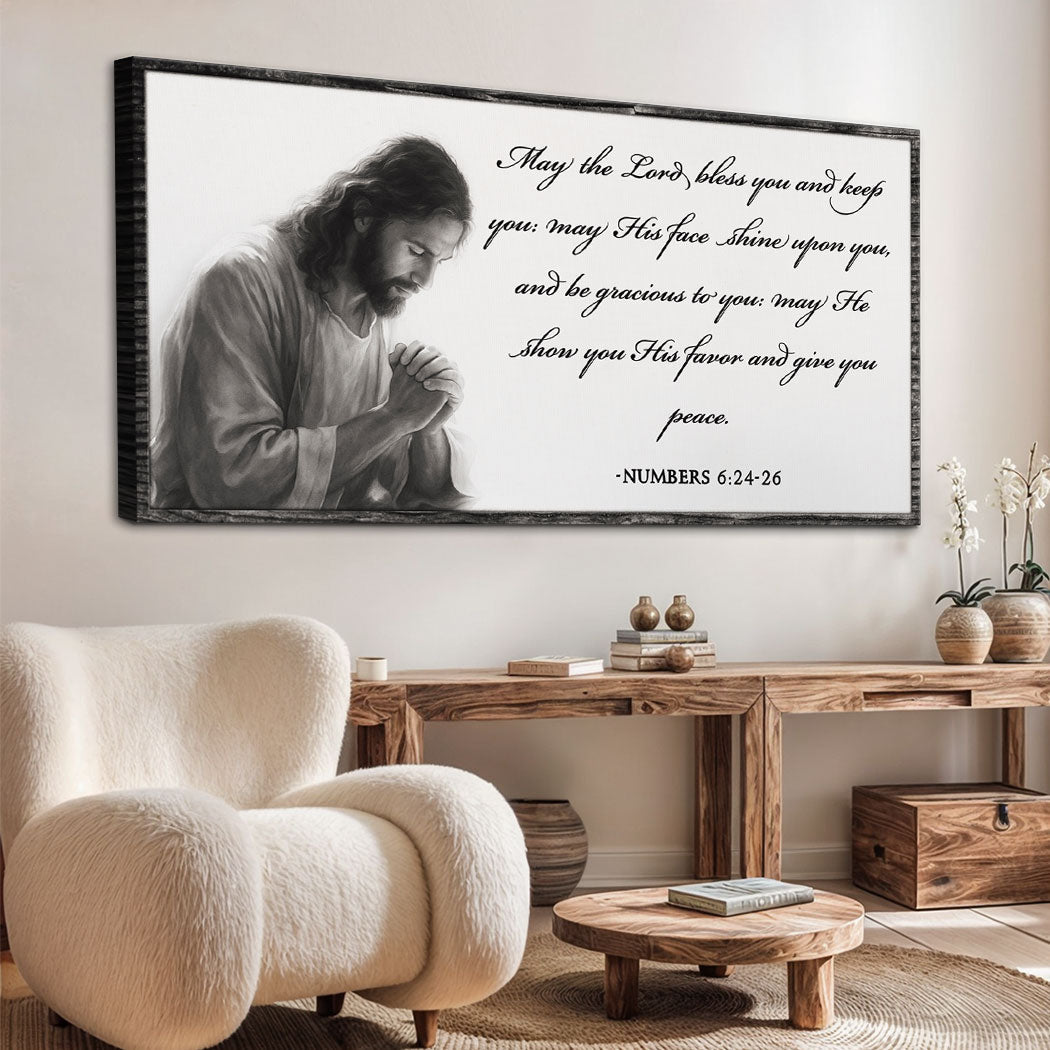 Numbers 6:24-26 - May The Lord Bless You Faith Sign IV