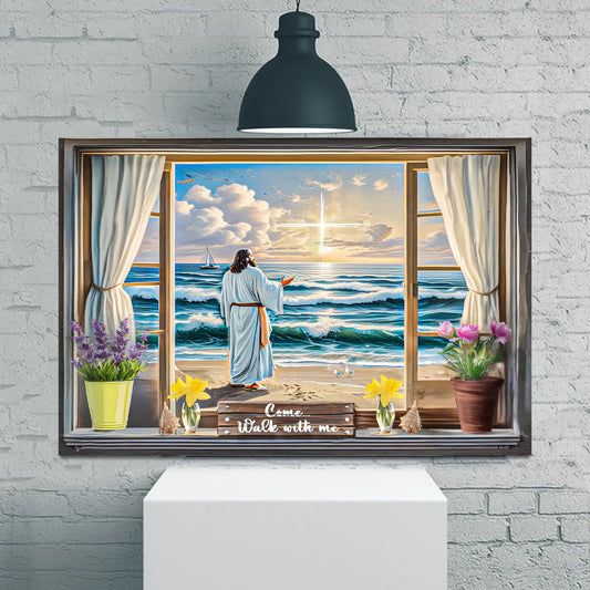 Come Walk With Me Faith Sign V