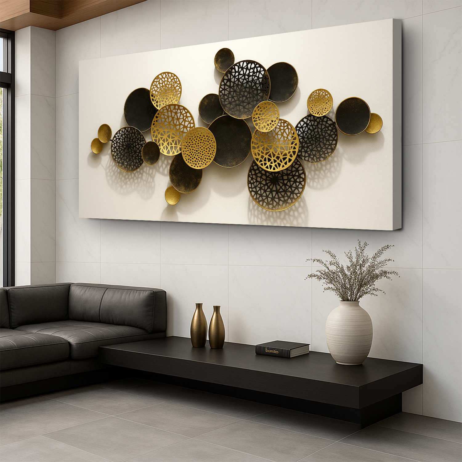Lotus Leaf Abstract Wall Art V