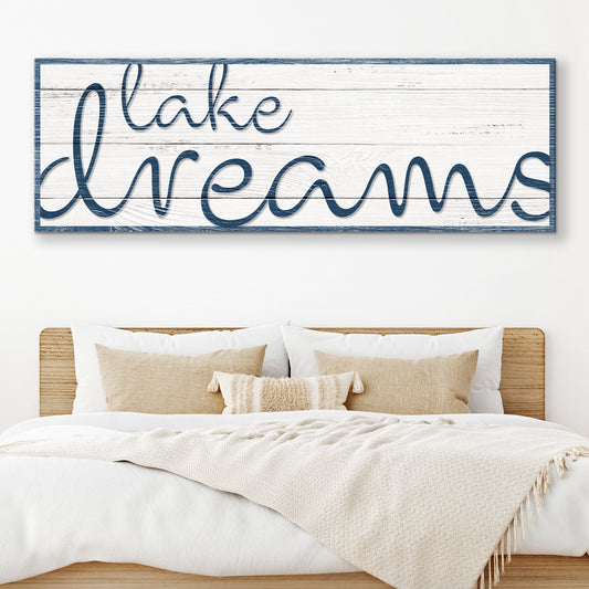 Lake Dreams Sign II