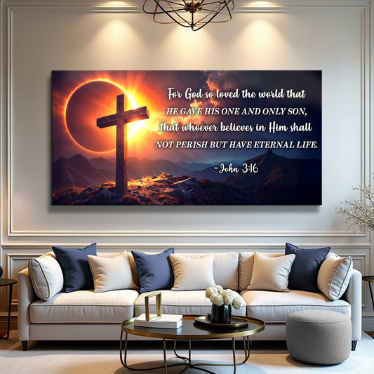 John 3:16: For God So Loved The World Faith Sign III