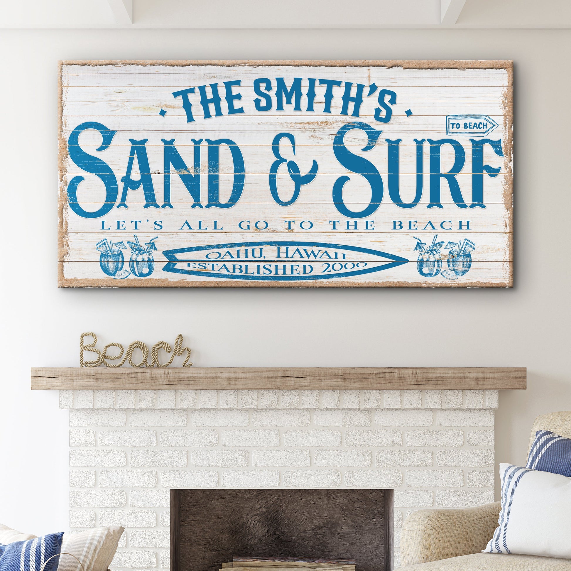 Sand & Surf Sign VIII