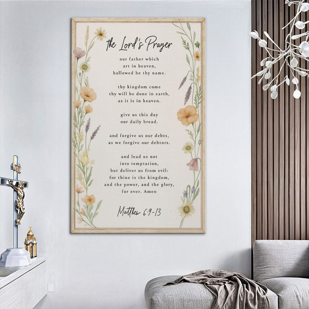 The Lord's Prayer Faith Sign III