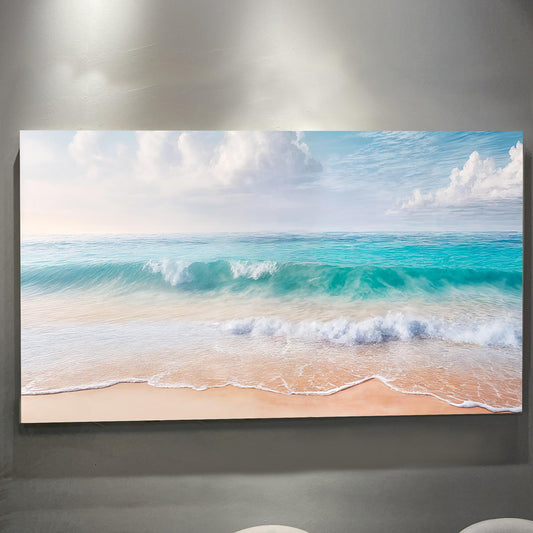 Serene Ocean Wave Coastal Wall Art XII
