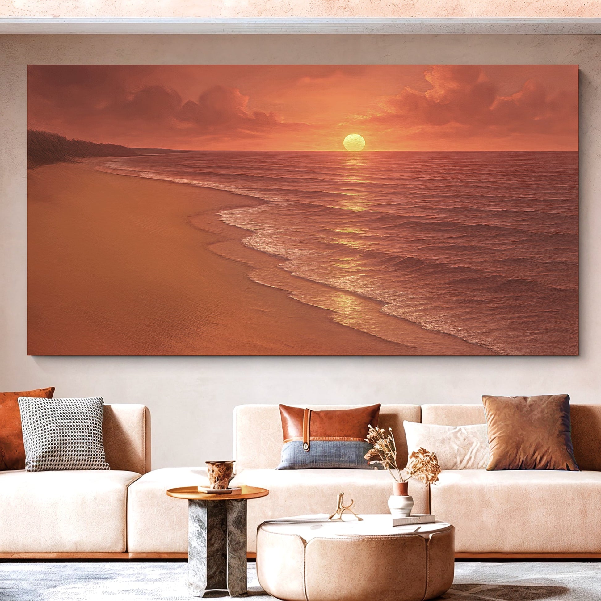Beach Shoreline Coastal Wall Art VII