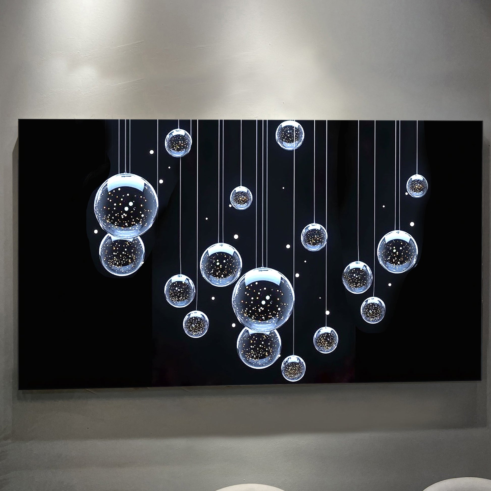 Modern Abstract Bubbles Wall Art