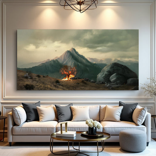 Burning Bush - Faith Wall Art IV