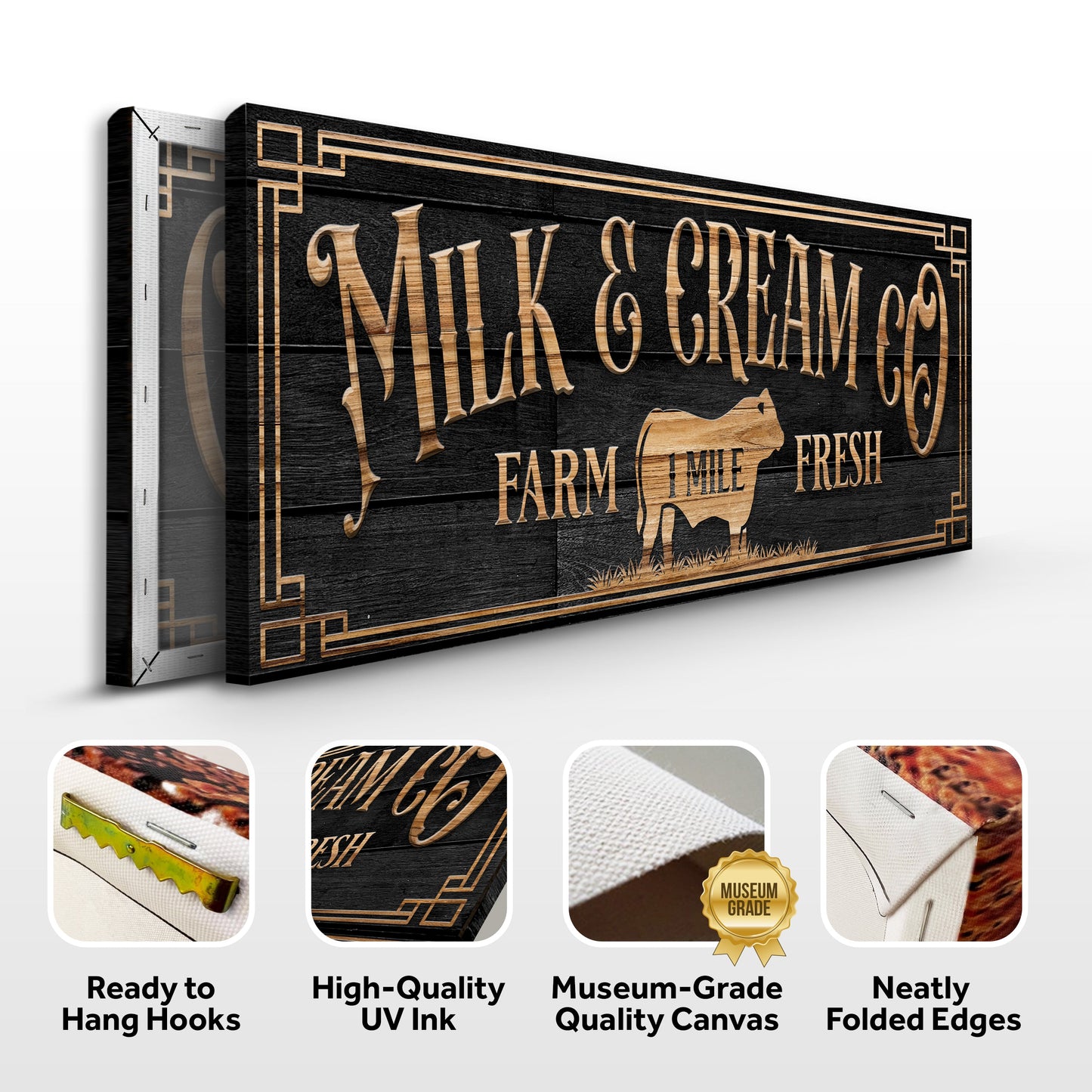 Milk And Cream Co Farm Fresh Sign