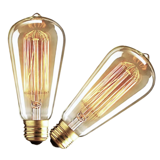 2 Pack - Dimmable Incandescent Teardrop 60W