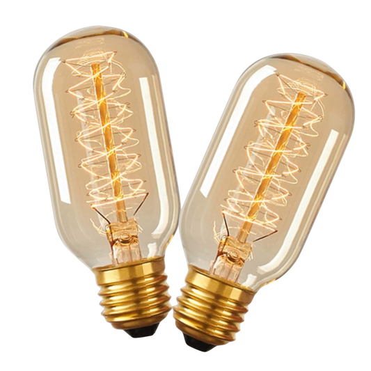 2 Pack - Dimmable Incandescent Tube 40W
