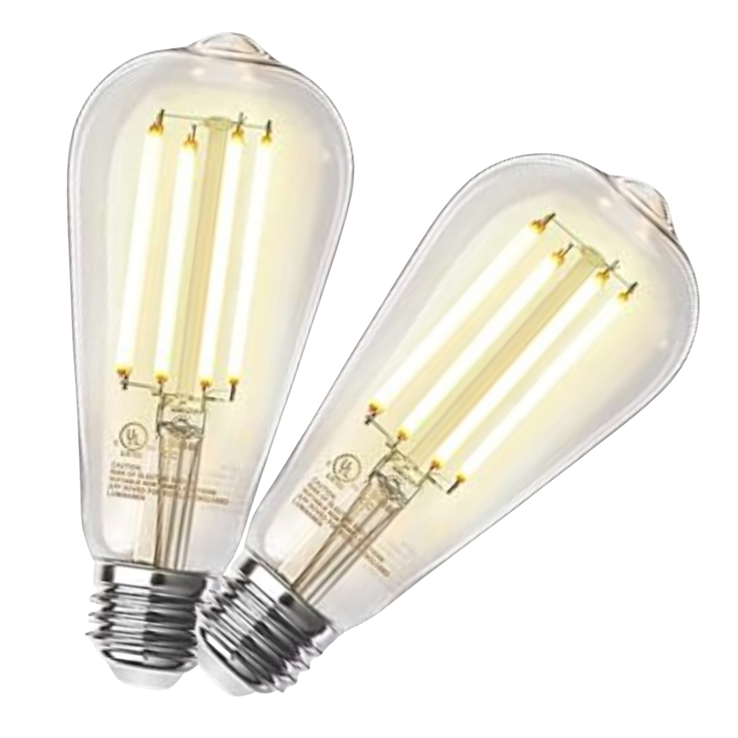 2 Pack - Dimmable Teardrop LED Vintage 60W Eq.