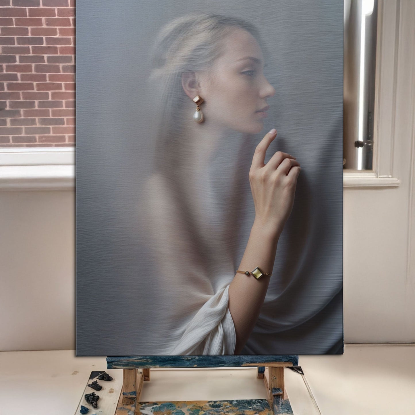 Behind Curtain Wall Art