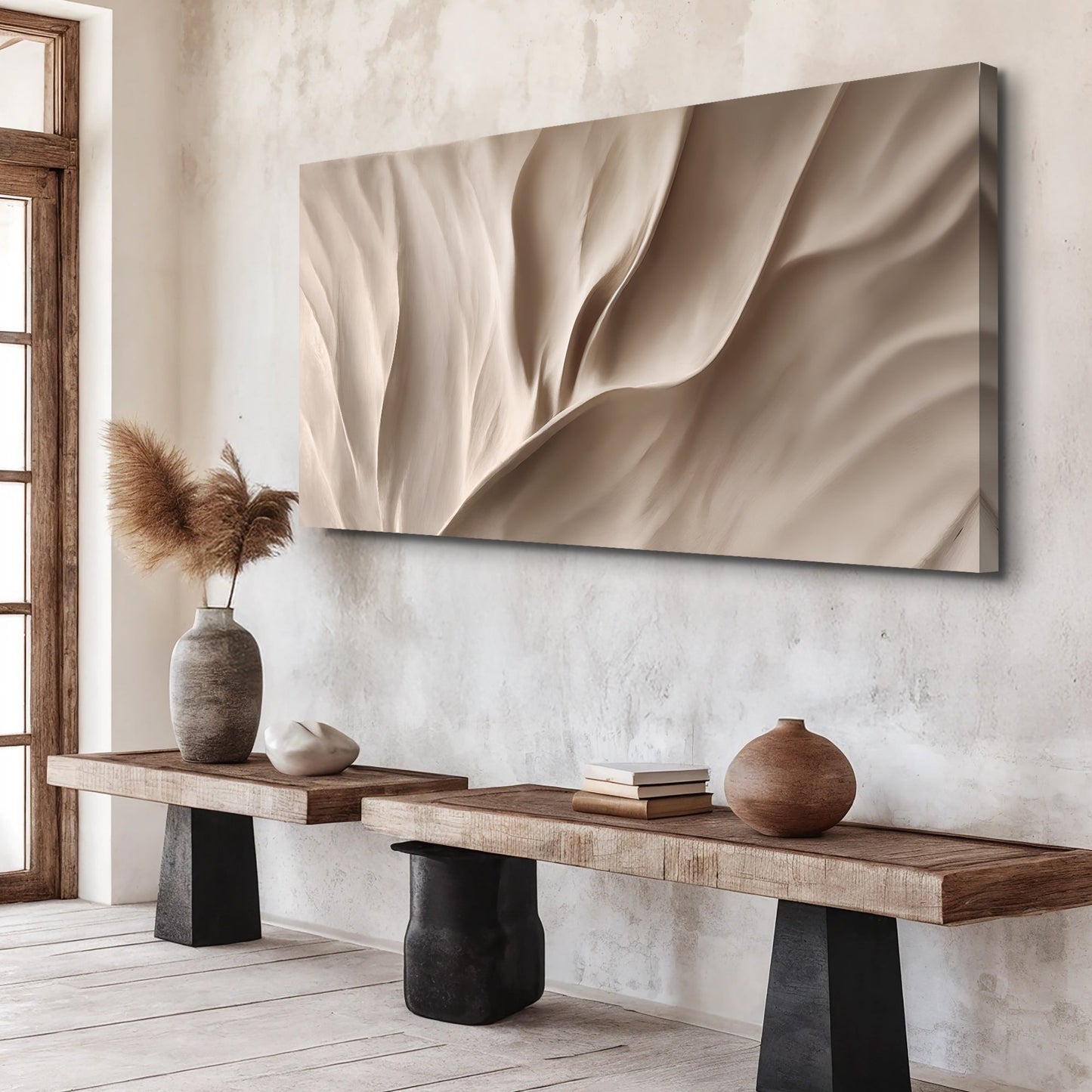 Soft Waves of Elegance Wall Art