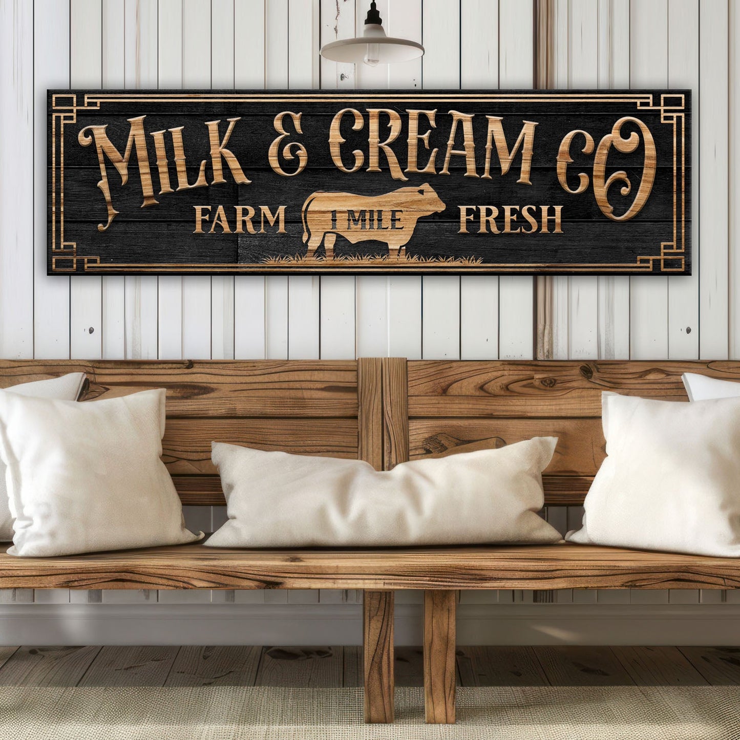 Milk And Cream Co Farm Fresh Sign