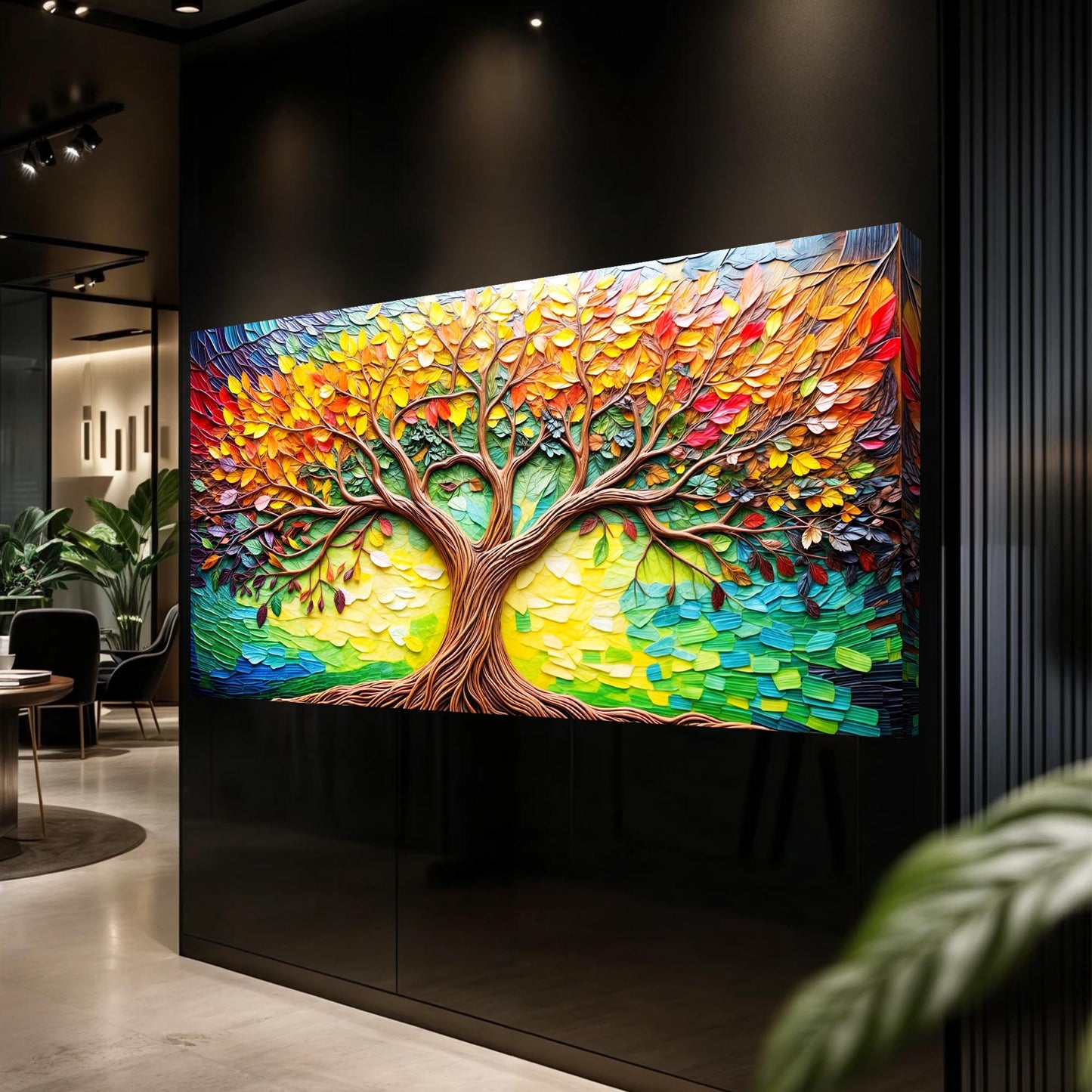 Tree Of Life Impasto Wall Art