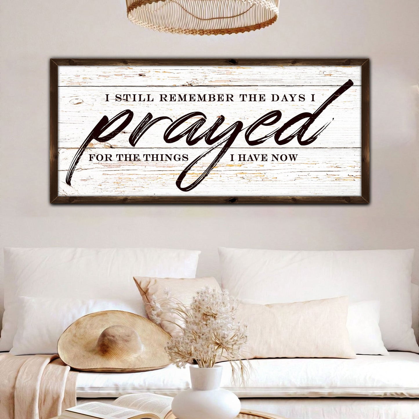 I Still Remember The Days I Prayed Faith Sign II