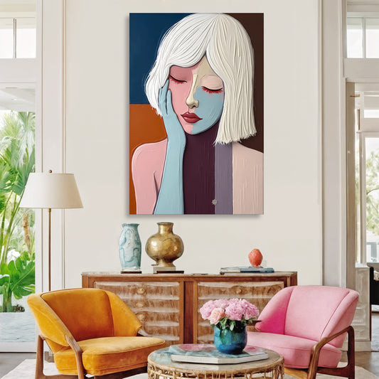 Abstract Portrait Wall Art
