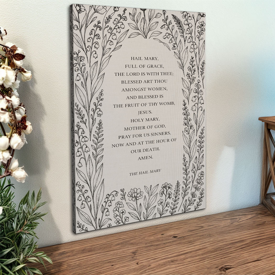 The Hail Mary Faith Sign V