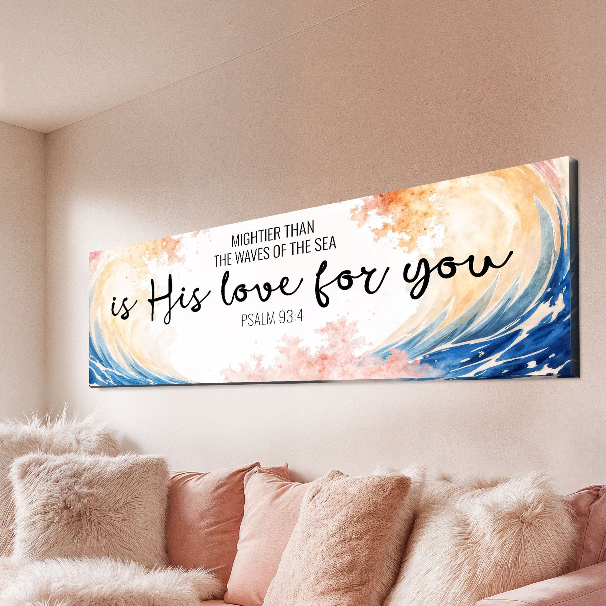 Mightier Than the Waves of the Sea Psalm 93:4 Faith Sign III