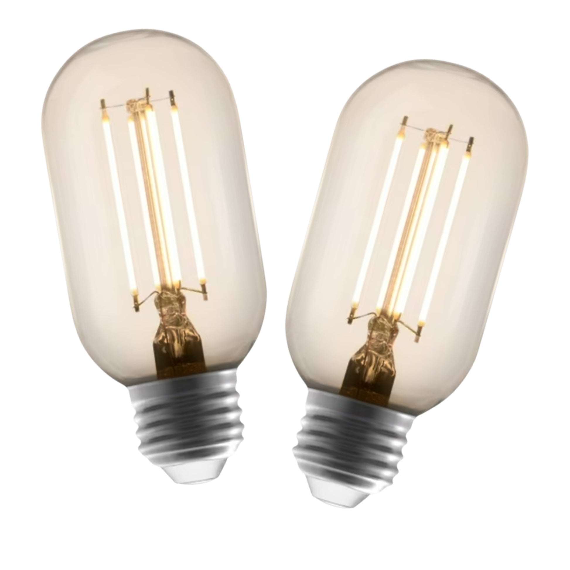 2 Pack - Dimmable LED Vintage Tube 40W Eq.