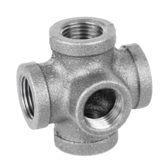 3/8 in. Black 5-way Fitting