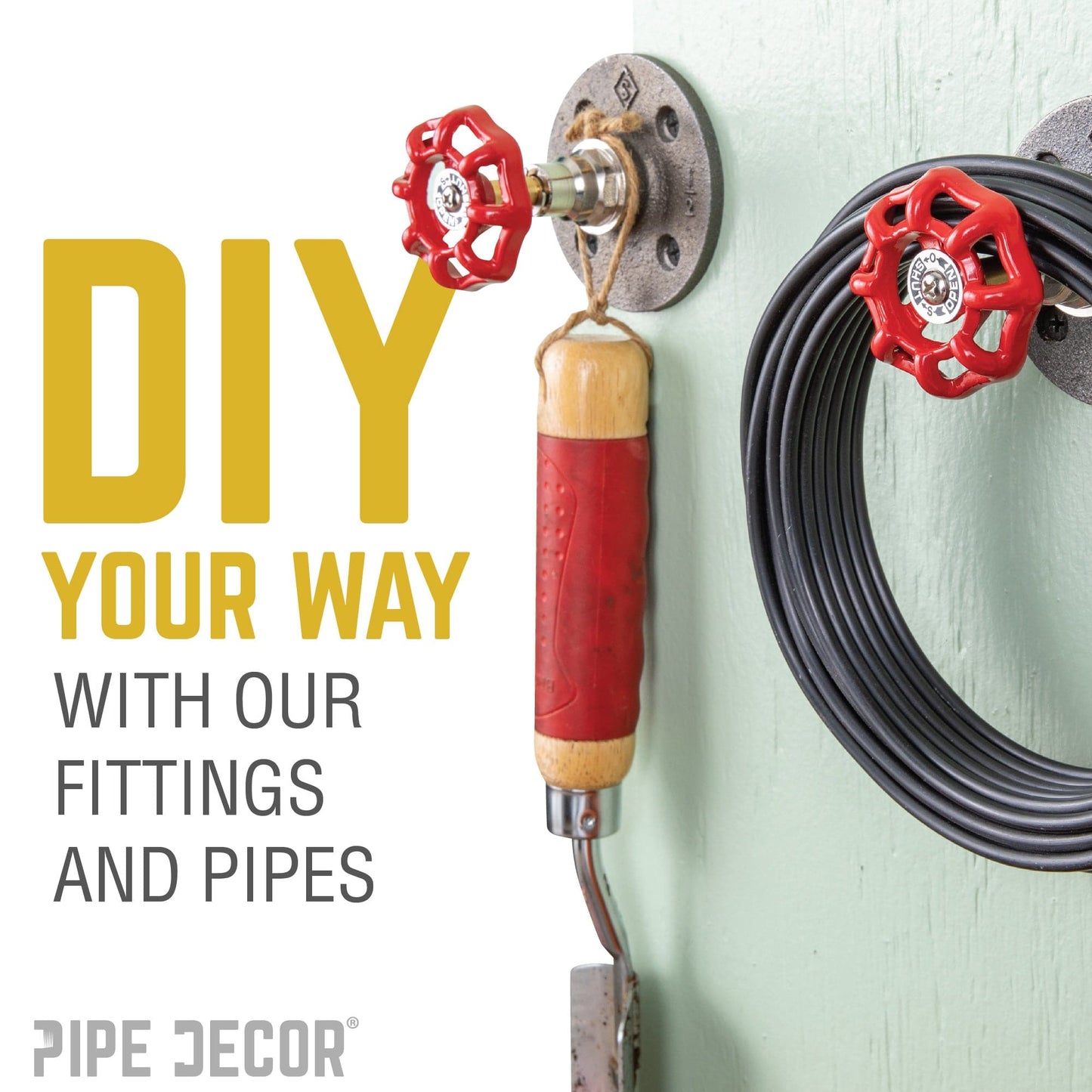 1 1/4 in. Black Floor Flange