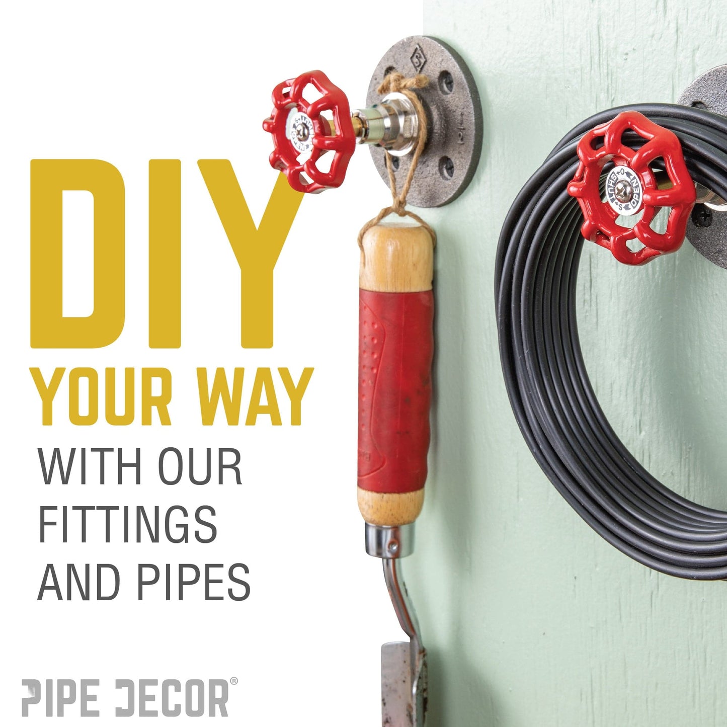 3/4 in. Black Floor Flange