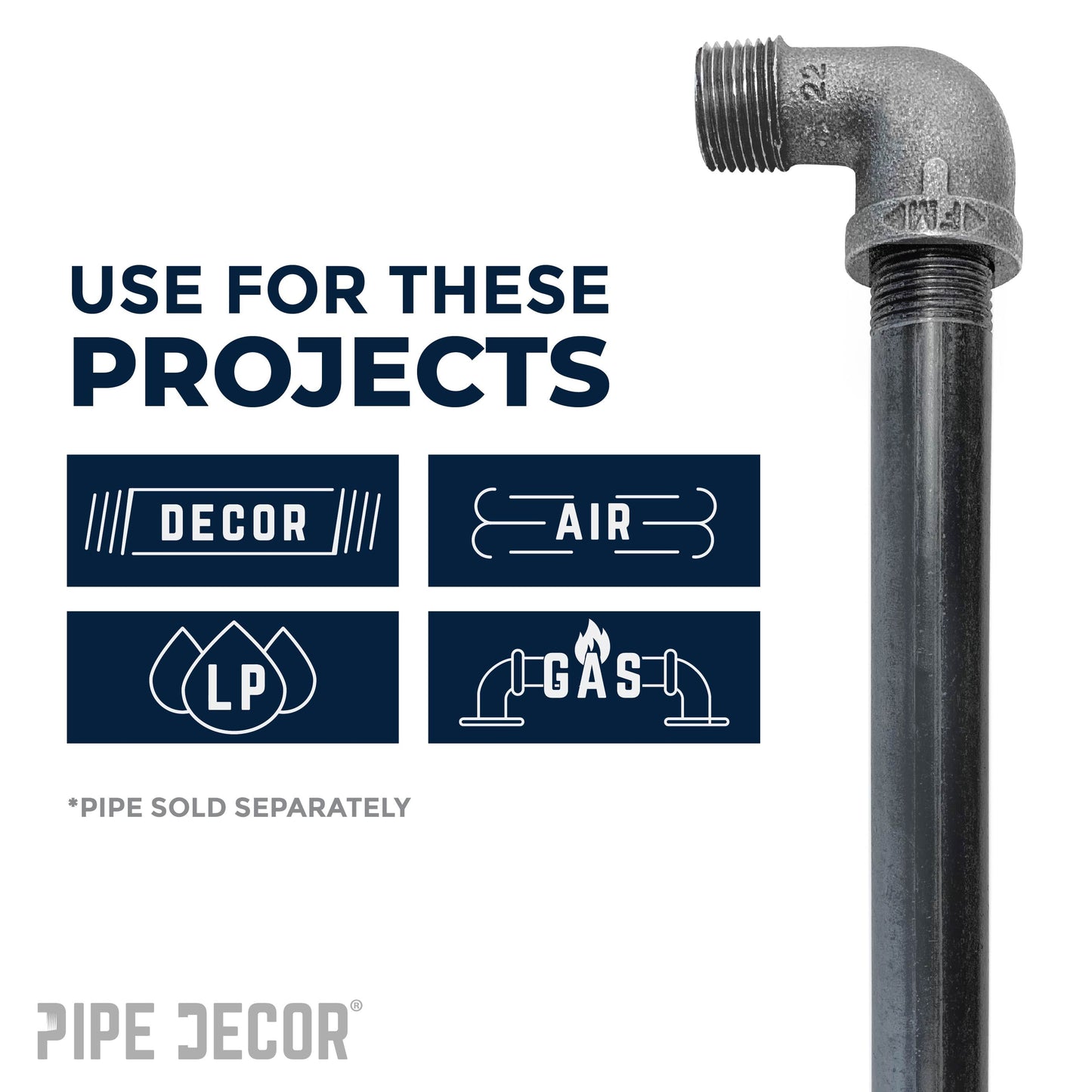 1/8 in. Black 90 Degree Street Elbow