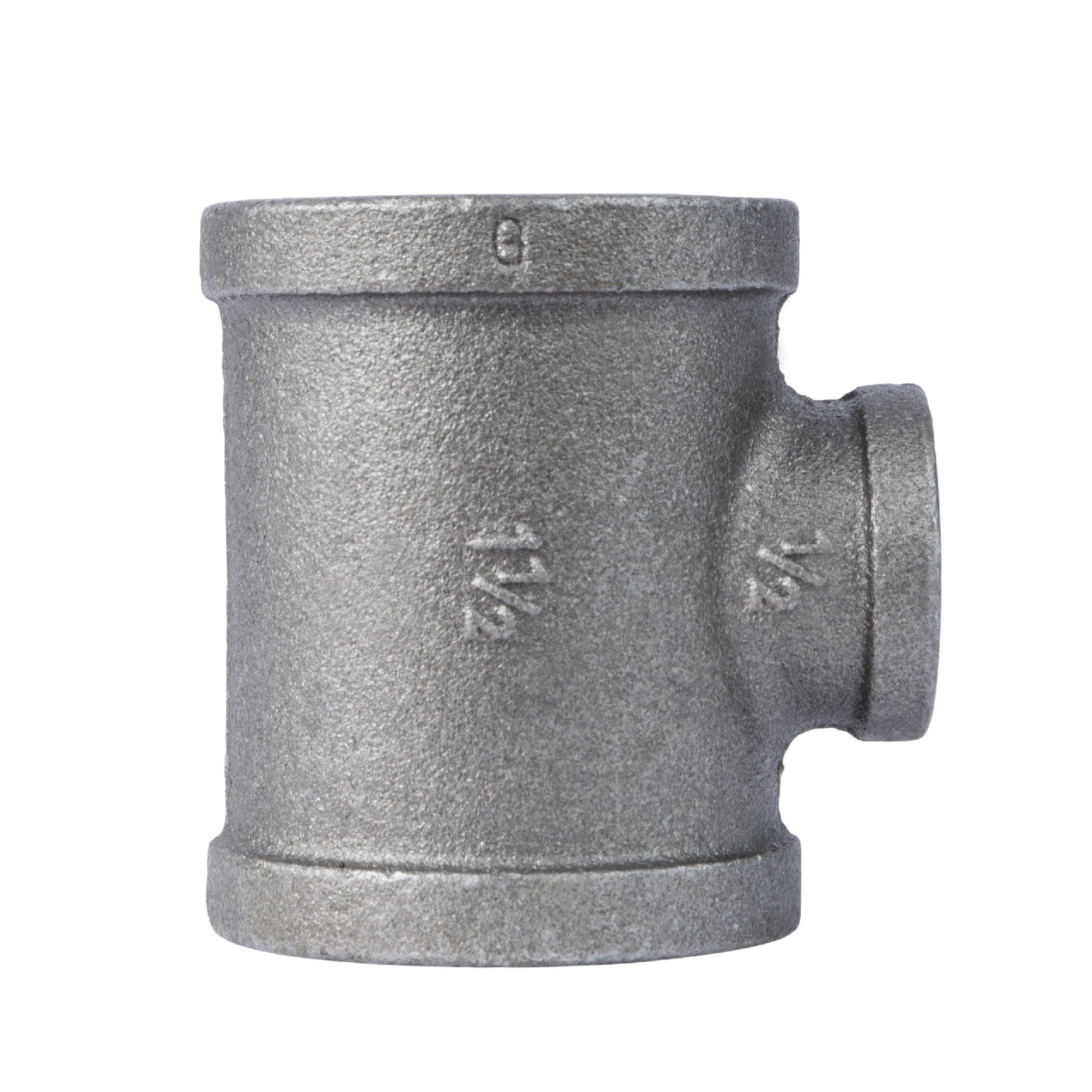 1 1/2 in. x 1 1/2 in. x 1/2 in. Black Reducing Tee