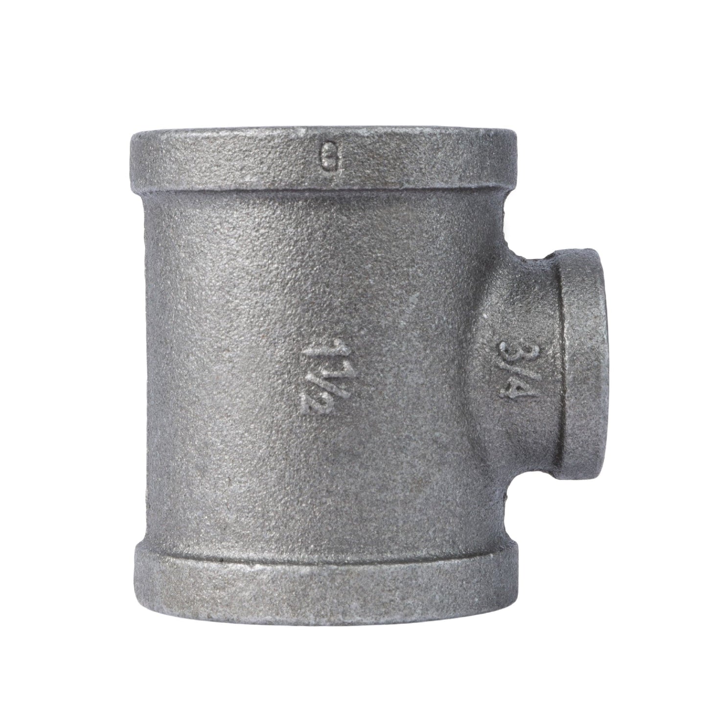 1 1/2 in. x 1 1/2 in. x 3/4 in. Black Reducing Tee