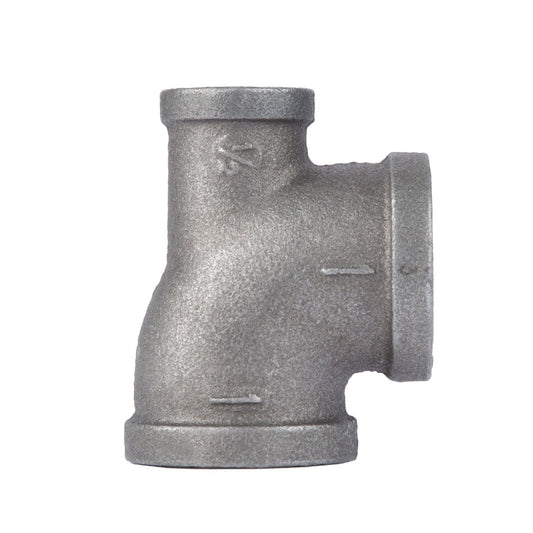 1 in. x 1/2 in. x 1 in. Black Reducing Tee