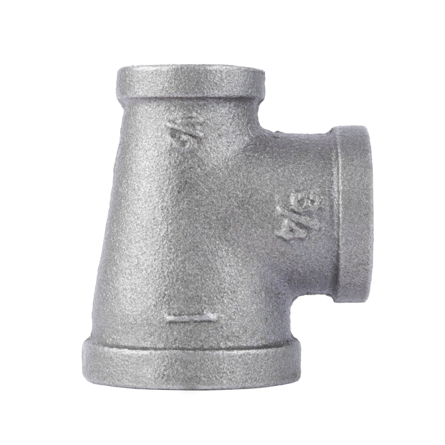 1 in. x 1/2 in. x 3/4 in. Black Reducing Tee