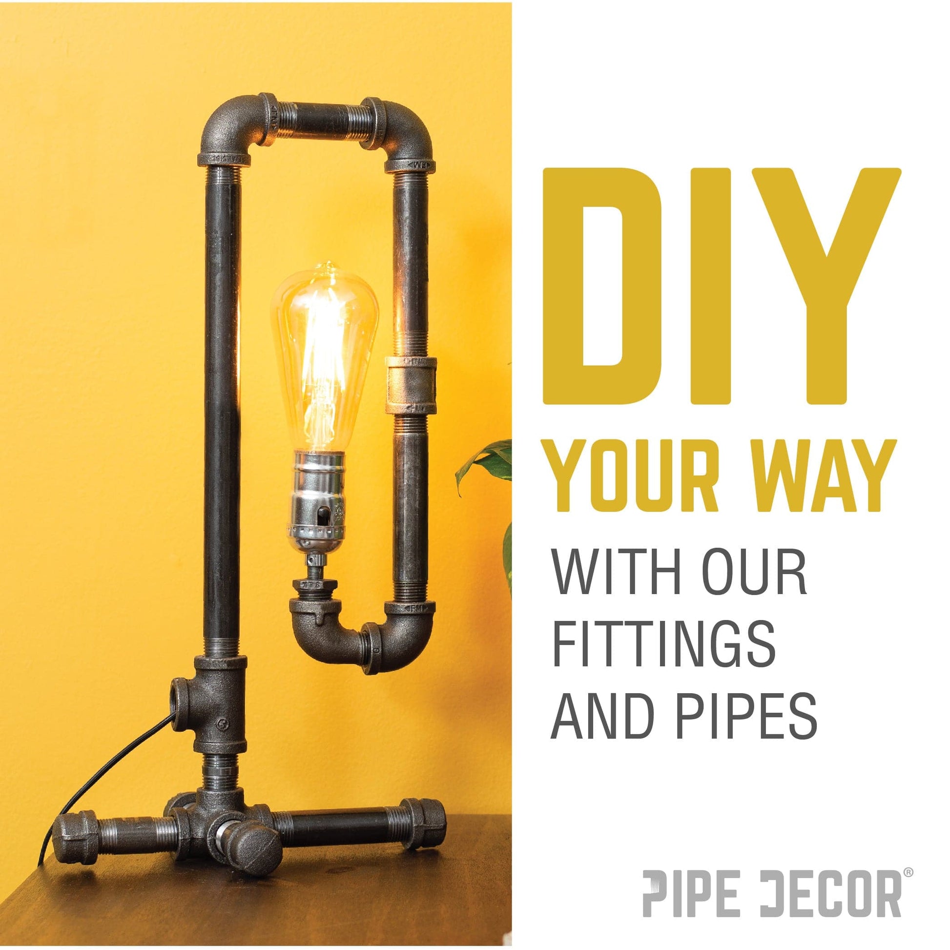 1 1/4 in. x 1 1/4 in. x 3/4 in. Black Reducing Tee