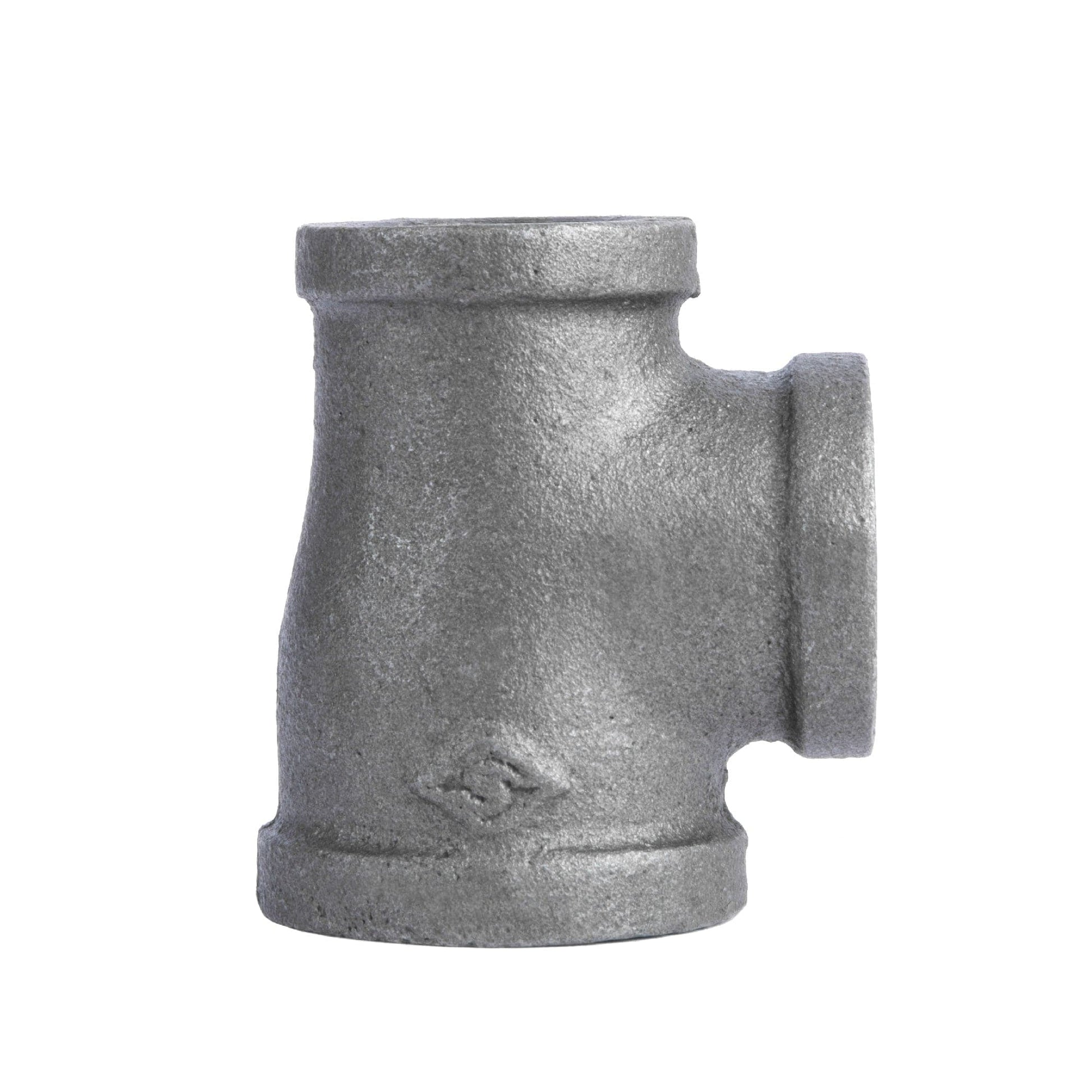 1 1/4 in. x 1 in. x 1 in. Black Reducing Tee