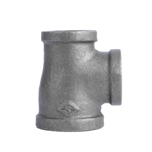 1 1/4 in. x 1 in. x 1 in. Black Reducing Tee