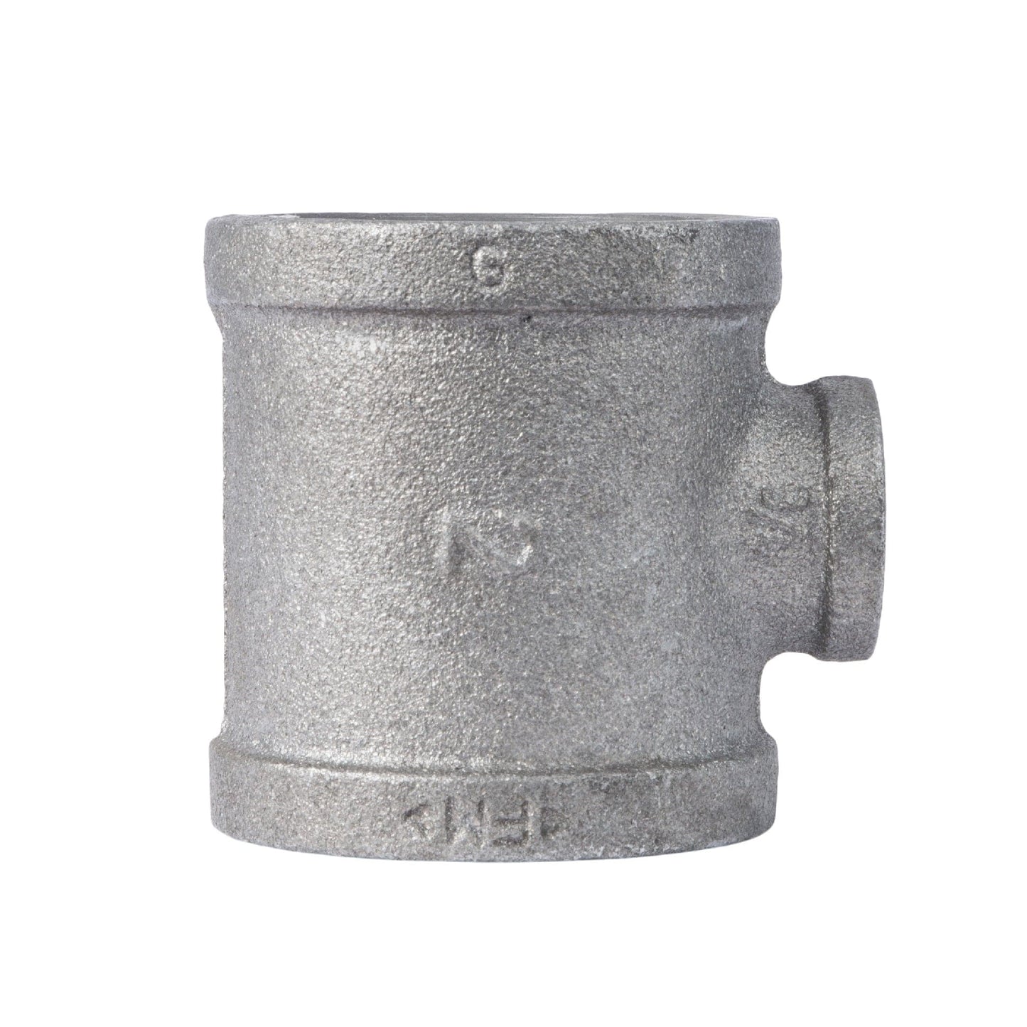 2 in. x 2 in. x 3/4 Black Reducing Tee