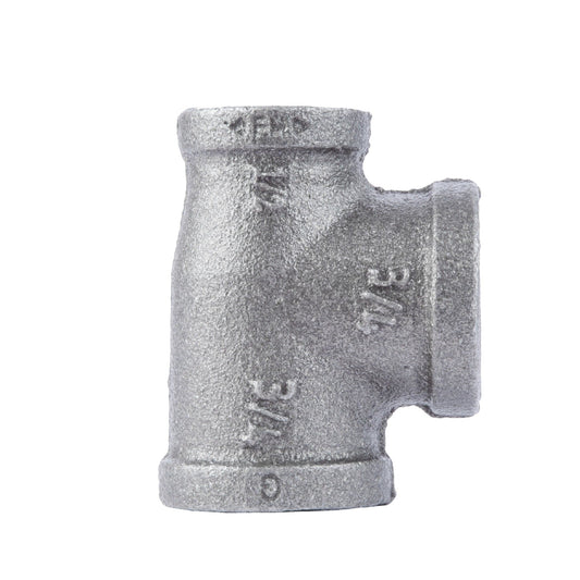 3/4 in. x 1/2 in. x 3/4 in. Black Reducing Tee