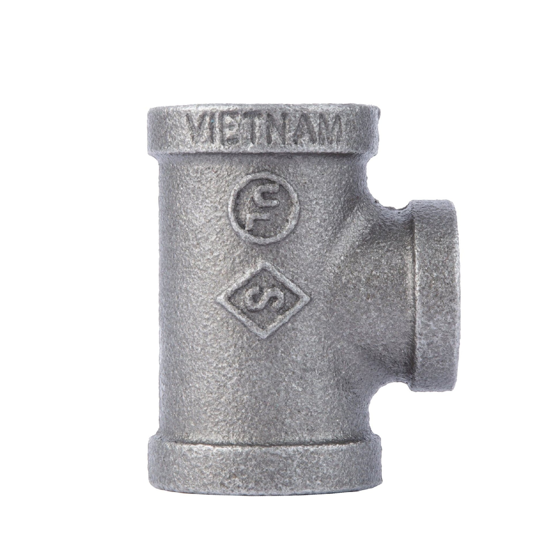 3/4 in. x 3/4 in. x 1/2 in. Black Reducing Tee