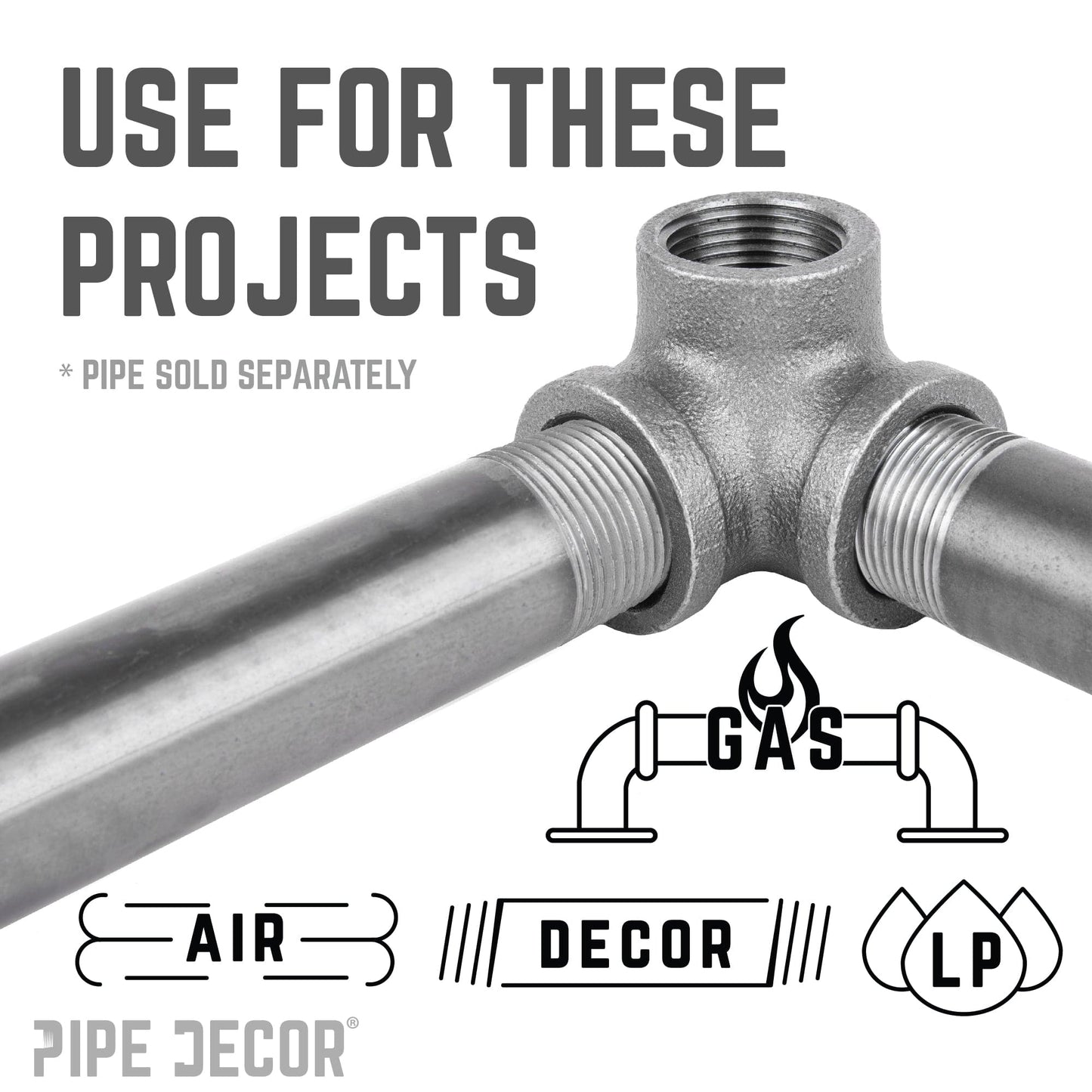 1 in. Black Side Outlet Elbow