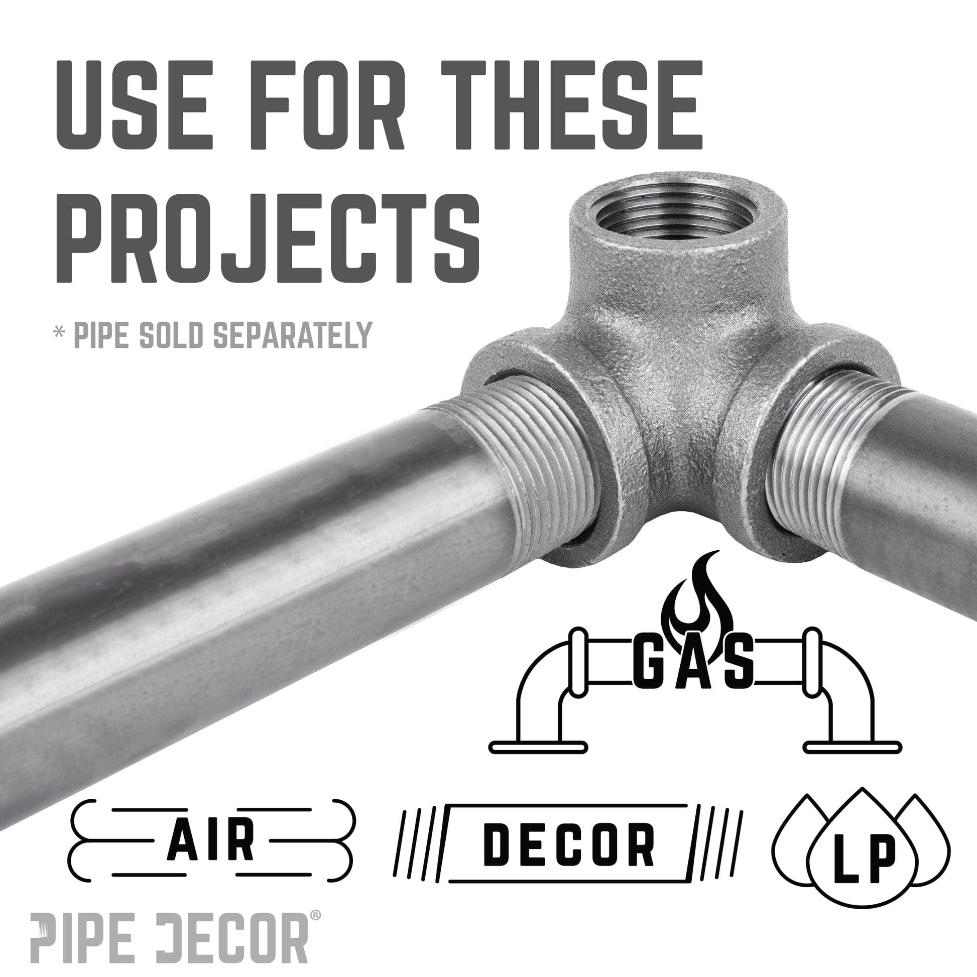 1 in. Black Side Outlet Elbow