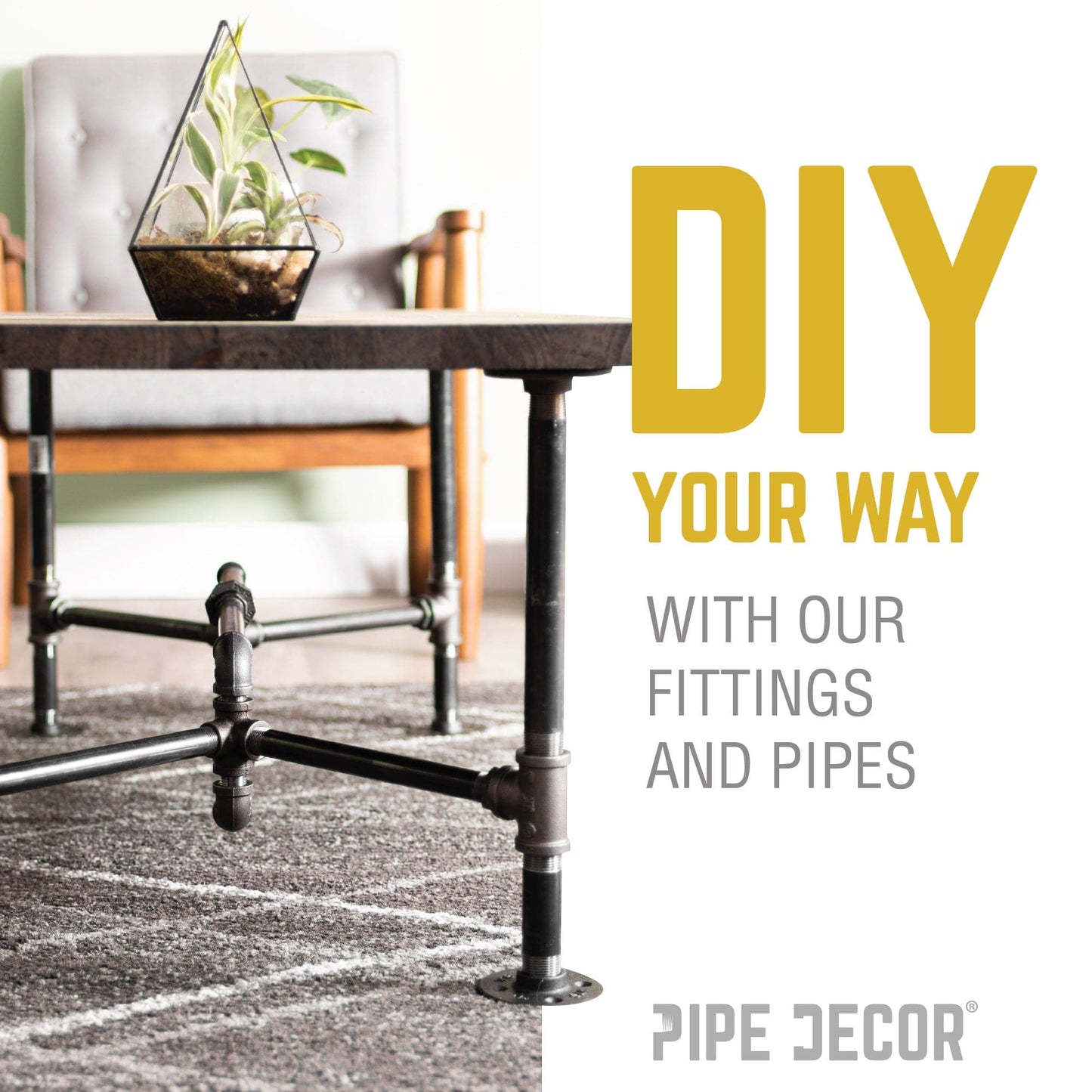 1 in. x 1/2 in. Black Bushing