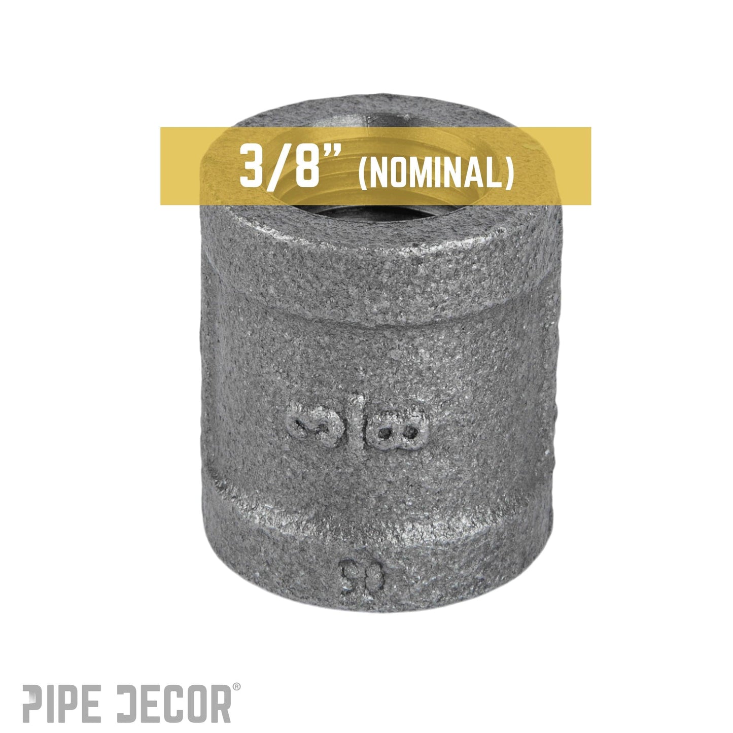 3/8 in. Black Coupling