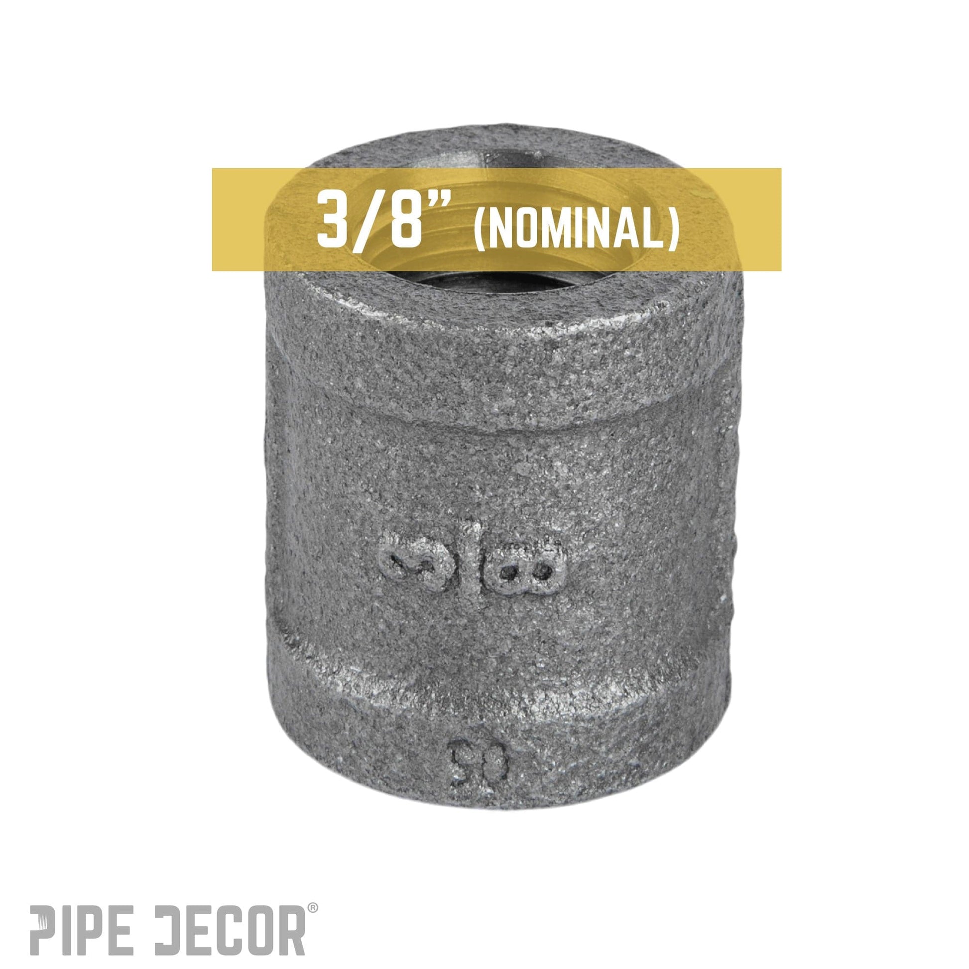 3/8 in. Black Coupling